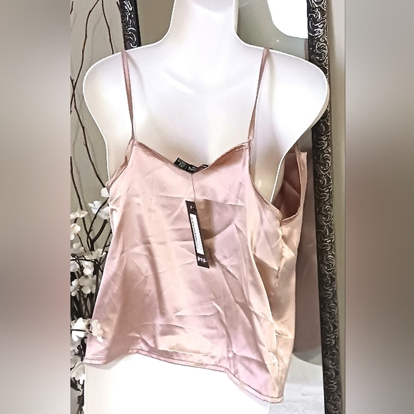 NWT Light Pink Satin Cami - Picture 6 of 7